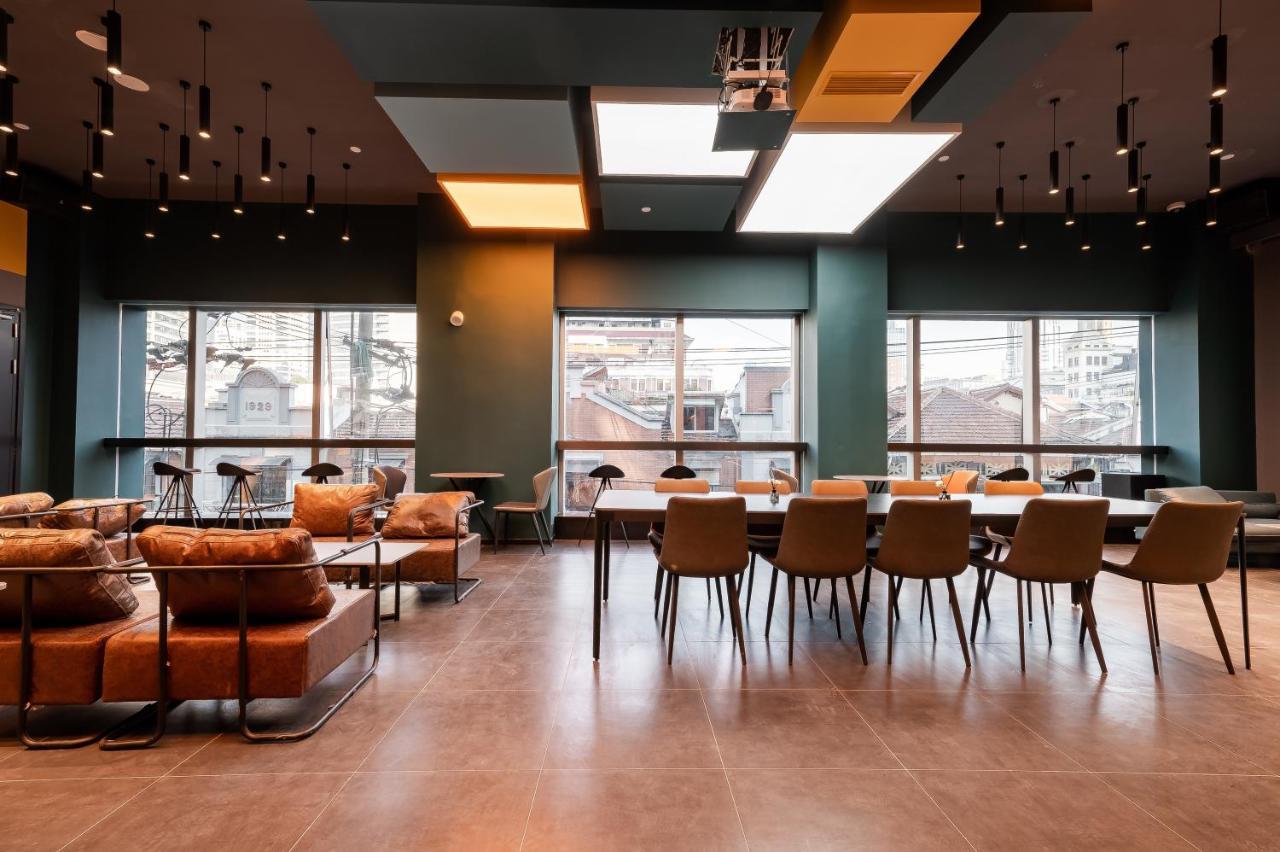 Dayin International Youth Hostel - Near East Nanjing Road & People'S Square & The Bund -Large Social Area -Bar -Cafe -Gym -Free Laundry Luggage Storage -24H Front Desk -English Service Sanghaj Kültér fotó
